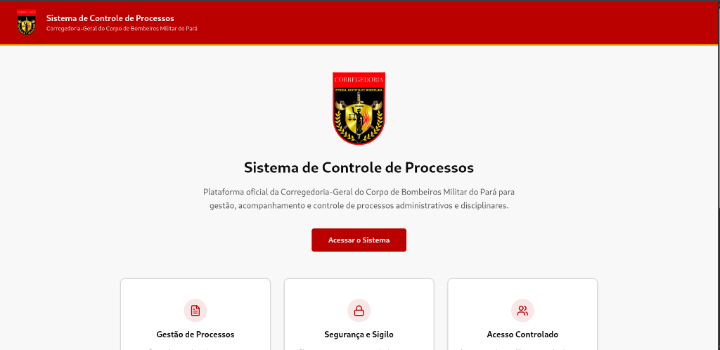 SISCOR - Sistema Controle de Processos
